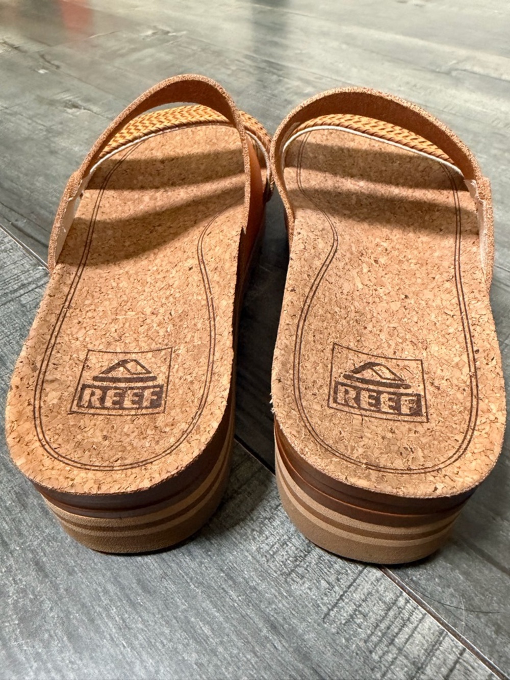 Reef Cushion Vista Hi Wedge Sandal Size 7 - Picture 7 of 12